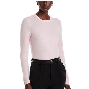 C BY BLOOMINGDALES Cashmere Sweater in “Shell Pink” (Light Pink)